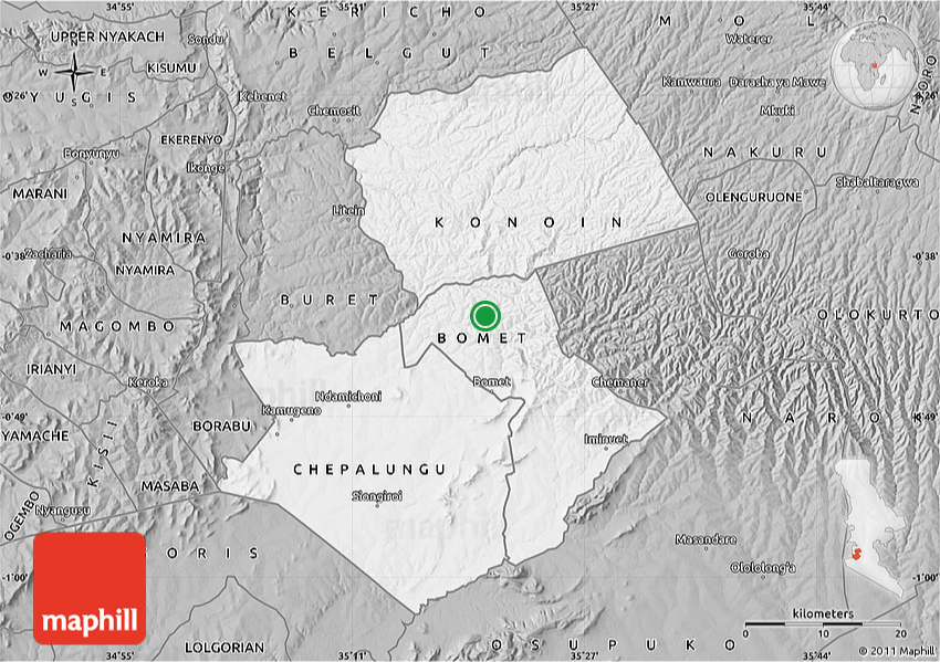 bomet County - Area of Jurisdiction