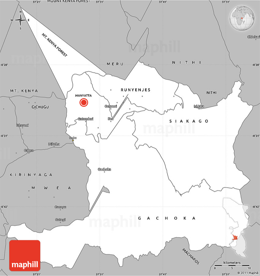 Embu County - Area of Jurisdiction