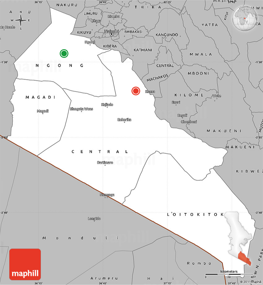 Kajiado County - Area of Jurisdiction