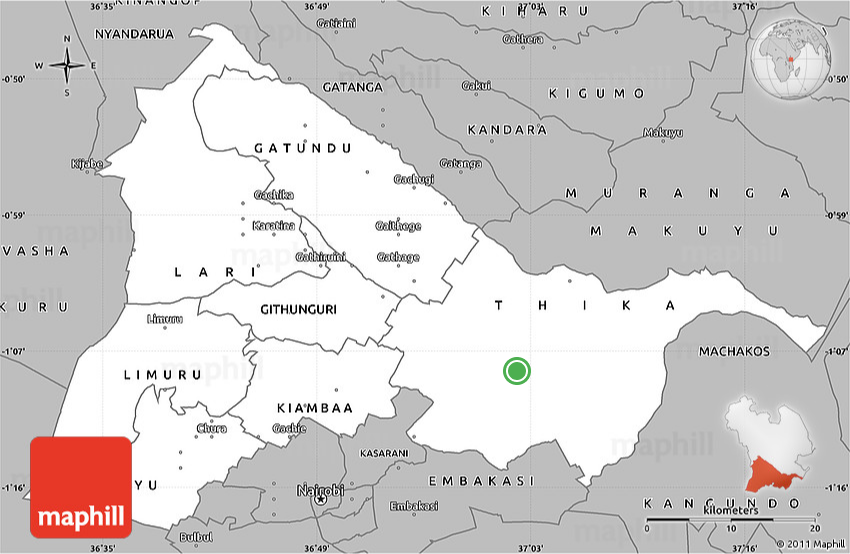 Kiambu County - Area of Jurisdiction