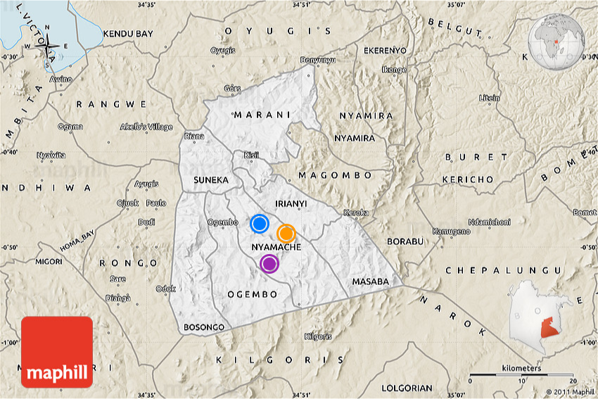 Kisii County - Area of Jurisdiction