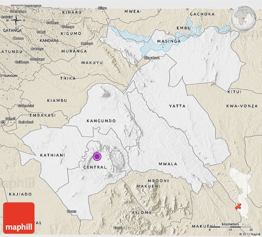 machakos County - Area of Jurisdiction