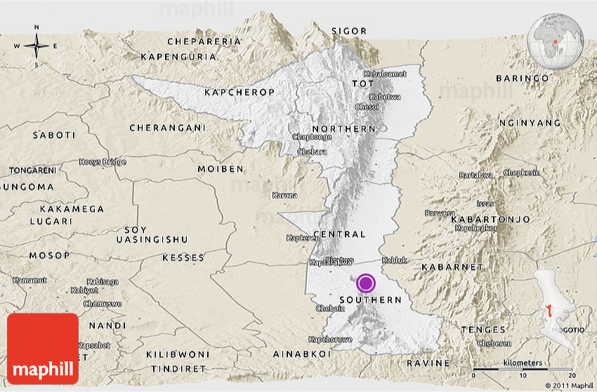 elgeyo Marakwet County - Area of Jurisdiction