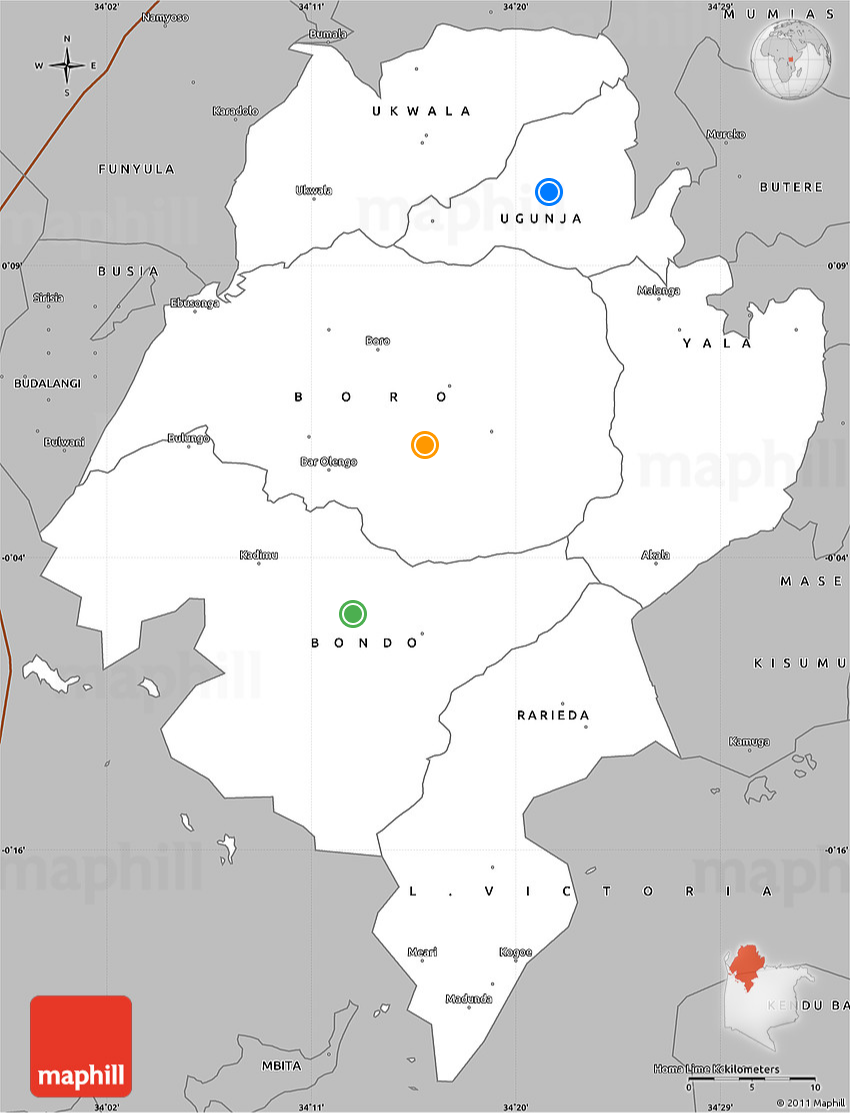 siaya County - Area of Jurisdiction